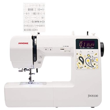 Janome JW8100 Computerized Sewing Machine with 100 Stitches