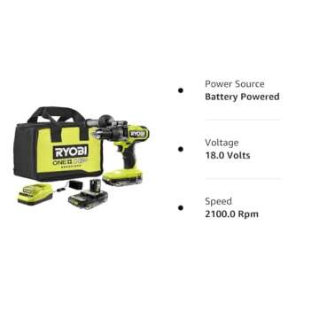 RYOBI ONE+ HP 18V Brushless Cordless Hammer Drill Kit