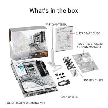 ASUS ROG Strix X870-A Gaming Motherboard with AI Overclocking