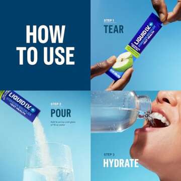 Liquid I.V.® Hydration Multiplier® + Probiotic Kombucha - Tart Green Apple - Hydration Powder Packets | Electrolyte Drink Mix | Easy Open Single-Serving Stick | Non-GMO | 14 Servings (Pack of 1)