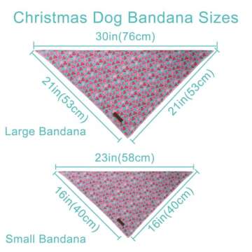 UP URARA PUP Valentine Dog Bandana, Pink Heart Triangle Bid Scarf for Small Medium Dog, Cotton Pet Kerchief for Girl Boy Dogs or Cats, Red Dog Bandana, Cute Adorable Puppy Bandana