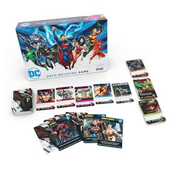 DC Deck-Building Game - Play as Members of DC's Justice League - Unique Abilities for Each Super Her...