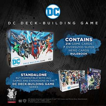DC Deck-Building Game - Play as Your Favorite Heroes
