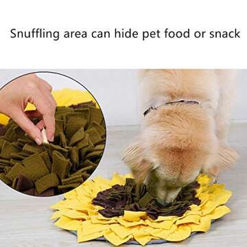 Liakk Snuffle Mat for Dogs, Dog Feeding Mat, Dog Puzzle Toys, for Encourgaing Natural Foraging Skill...