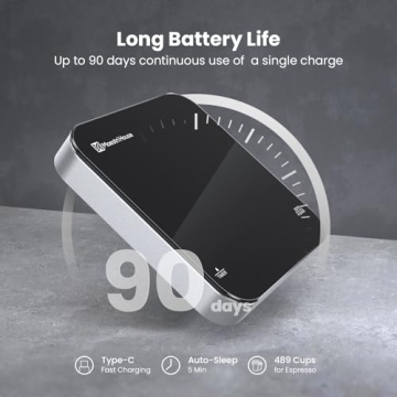 Compact Coffee Scale with Precision Timer for Brewing