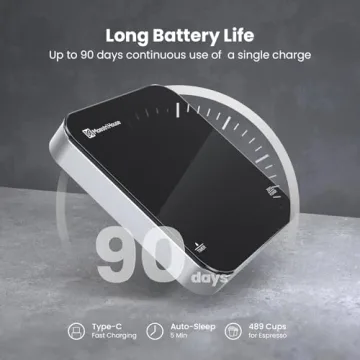 Compact Coffee Scale with Precision Timer for Brewing