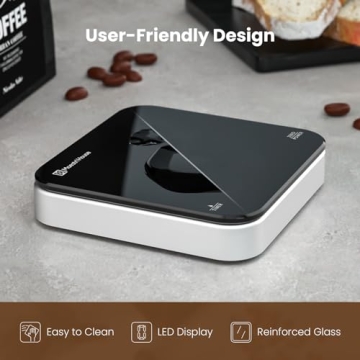 Compact Coffee Scale with Precision Timer for Brewing