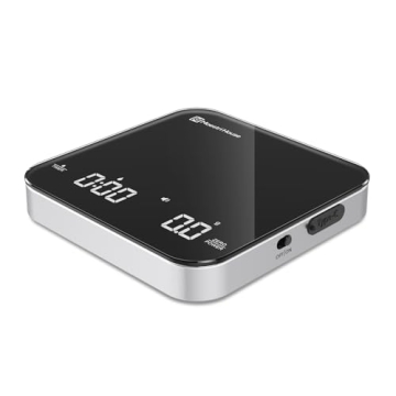 Compact Coffee Scale with Precision Timer for Brewing