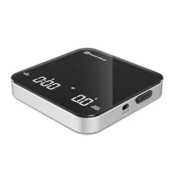 Compact Coffee Scale with Precision Timer for Brewing