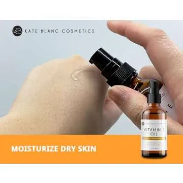 Kate Blanc Vitamin E Oil for Skin and Face (1oz) 28,000 IU