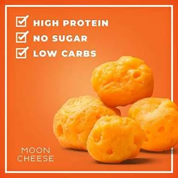 Moon Cheese - 100% Natural Cheese Snack - Cheddar - 2 oz - 2 Pack