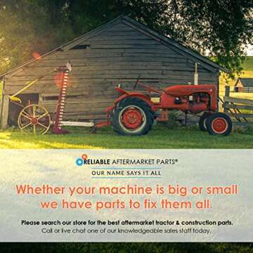 RAParts N14254 Fits Case Brake Master Cylinder Repair Kit with 7/8" Bore 570 580K 585 +