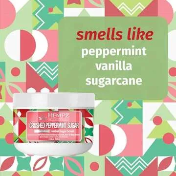 Hempz Crushed Peppermint Sugar Body Scrub for All