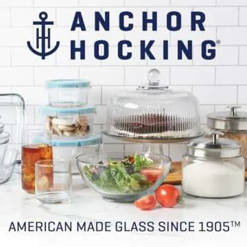 Anchor Hocking 12 Piece Glass Storage Containers for Meal Prep