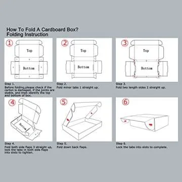 EXYGLO Black Shipping Boxes for Small Business - Pack of 25