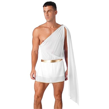 Hularka One Strap Toga Costume for Halloween Events