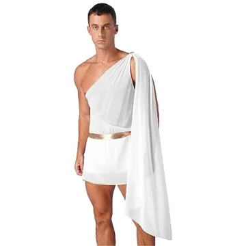 Hularka One Strap Toga Costume for Halloween Events