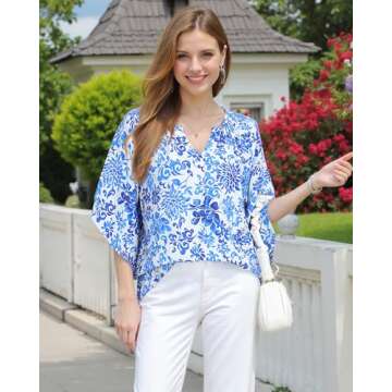 Discover Bebonnie Women's Bohemian Blouse for Effortless Style