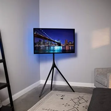 VIVO Artistic Easel TV Stand for 45 to 65 inch TVs