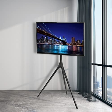 VIVO Artistic Easel TV Stand for 45 to 65 inch TVs