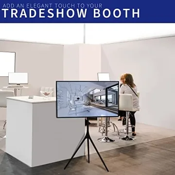 VIVO Artistic Easel TV Stand for 45 to 65 inch TVs