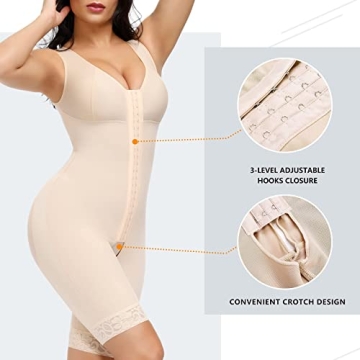 SPARSHINE Shapewear Bodysuit for Women Butt Lifter