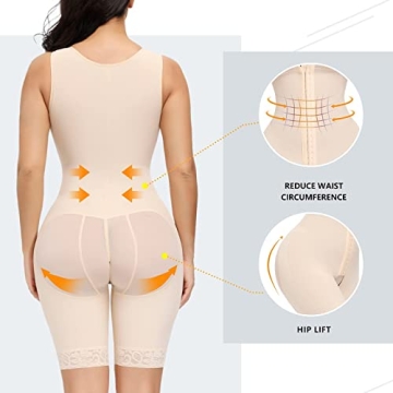 SPARSHINE Shapewear Bodysuit for Women Butt Lifter