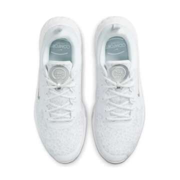 NIKE Women's Sneaker in White Metallic Platinum - Stylish & Comfortable