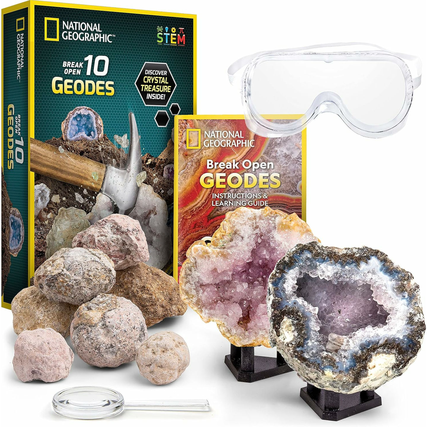 Crystal Geodes STEM Science Kit for Kids