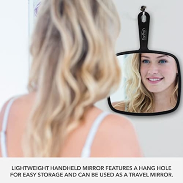 ForPro Extra Large Hand Mirror - 9" x 12" Reflection Tool