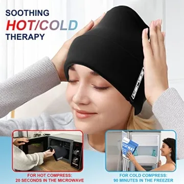 ZELIER Migraine Relief Cap for Headache and Stress Relief