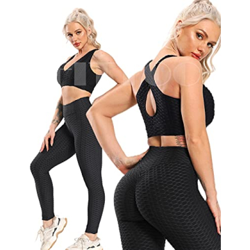 FITTOO Women's High Waist Yoga Pants for Butt Lift