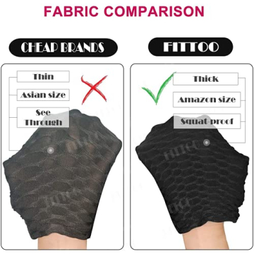 FITTOO Women's High Waist Yoga Pants for Butt Lift