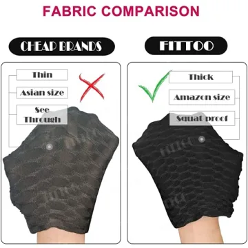 FITTOO Women's High Waist Yoga Pants for Butt Lift