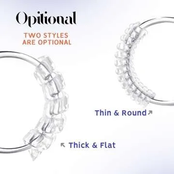 Ring Size Adjuster 12 Pack for Loose Rings - Silicone Fit