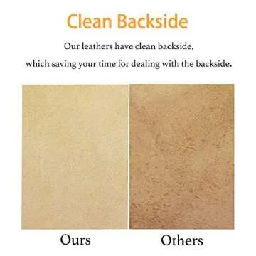 Muse Craft Flawless 2PCS 11.5''X12'' Vegetable Tanned Leather 5-6oz Precut| Import A Grade Tooling Leather Hide Full Grain Vegetable Tanned Leather for Carving, Molding(2PCS 11.5''x12'' 1.9-2.3mm)