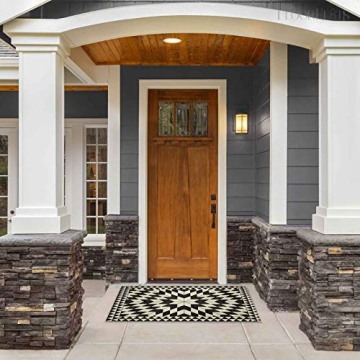 Chic Carolina Creekhouse Vinyl Rug - Easy to Clean & Eco-Friendly