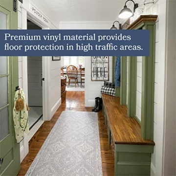 Chic Carolina Creekhouse Vinyl Rug - Easy to Clean & Eco-Friendly