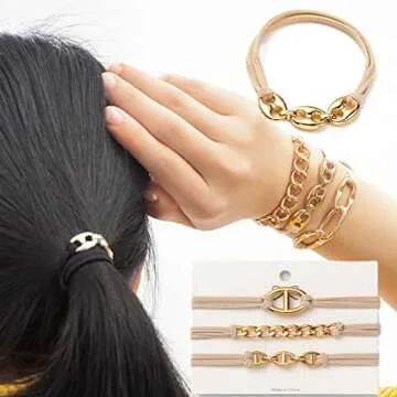 Stylish Bracelet Hair Ties for Effortless Hair Elegance