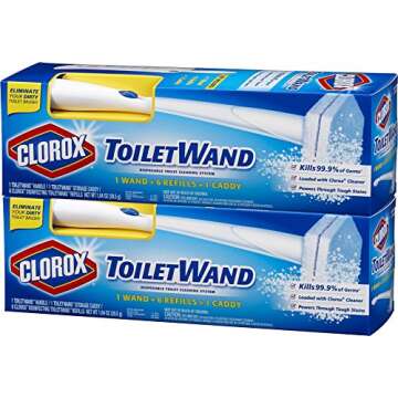 Clorox ToiletWand, 2 Caddies and Refill 12 Heads