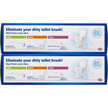 Clorox ToiletWand, 2 Caddies and Refill 12 Heads