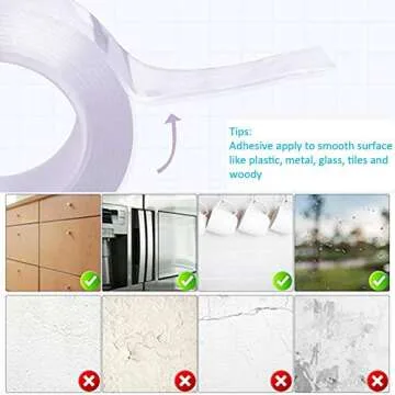 TYLife Nano Double Sided Tape for Heavy Duty Use