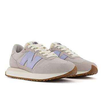 New Balance Women's 237 V1 Classic Sneaker, Rain Cloud/Daydream, 7