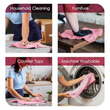 Avalon Microfiber Cleaning Cloths (Value Pack of 36)