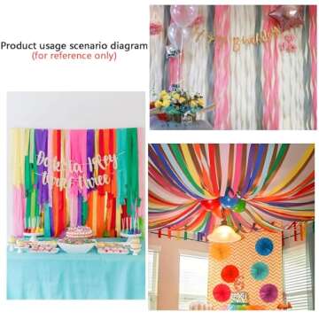 We Moment Red Crepe Paper Streamers for Every Celebration
