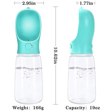 M&MKPET No Spill 118oz Dog Water Bowl for Travel