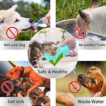 M&MKPET No Spill 118oz Dog Water Bowl for Travel