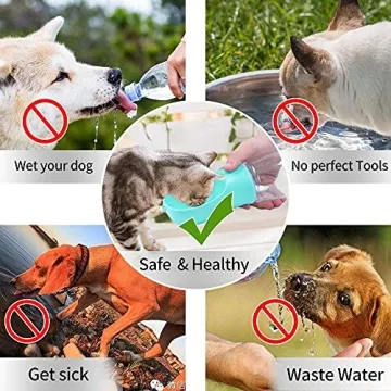 M&MKPET No Spill 118oz Dog Water Bowl for Travel