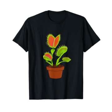 Carnivorous Plant Shirt Gift Idea for Botanists Venus Fly Trap T-Shirt