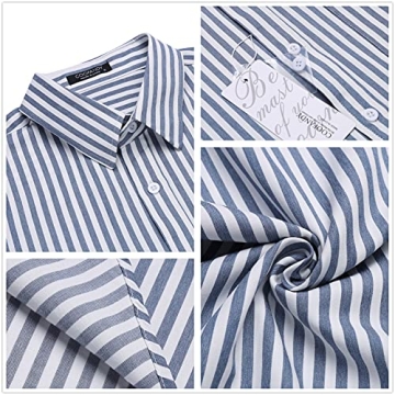 COOFANDY Men's Casual Button Down Shirt - Stylish Comfort